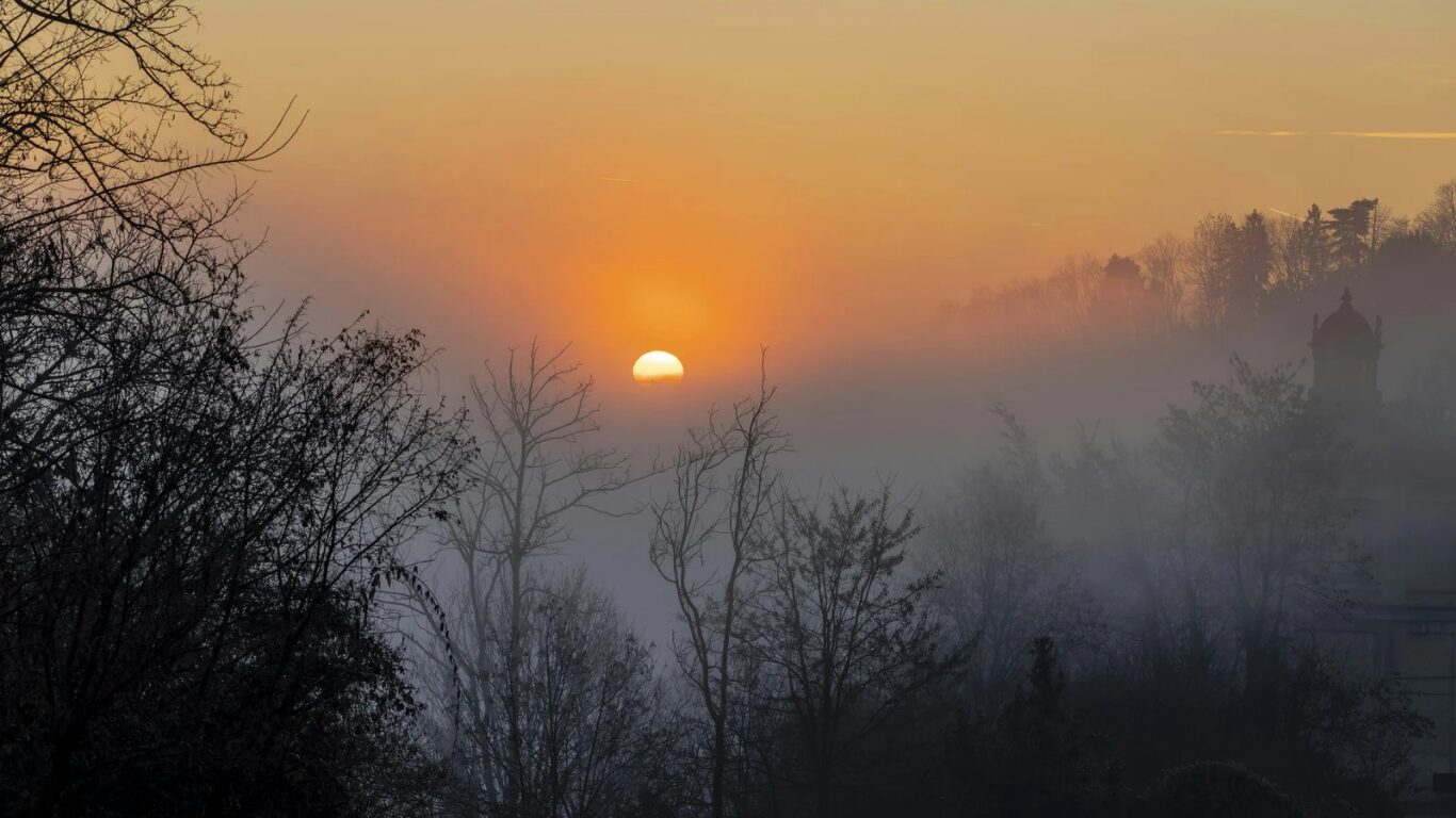 Winterlandschaft mit Schnee